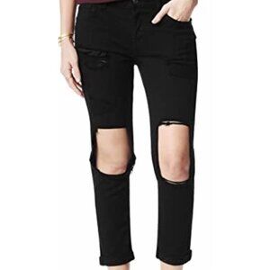 NWT 7 FOR ALL MANKIND | Black Josefina Jeans | Sz. 24